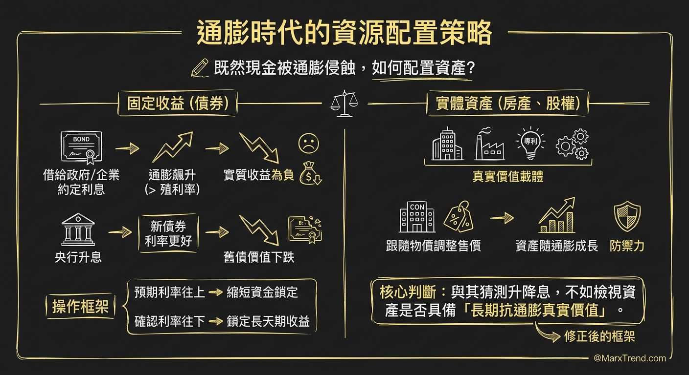 面對高利率時代的防禦框架:固定收益與實體資產