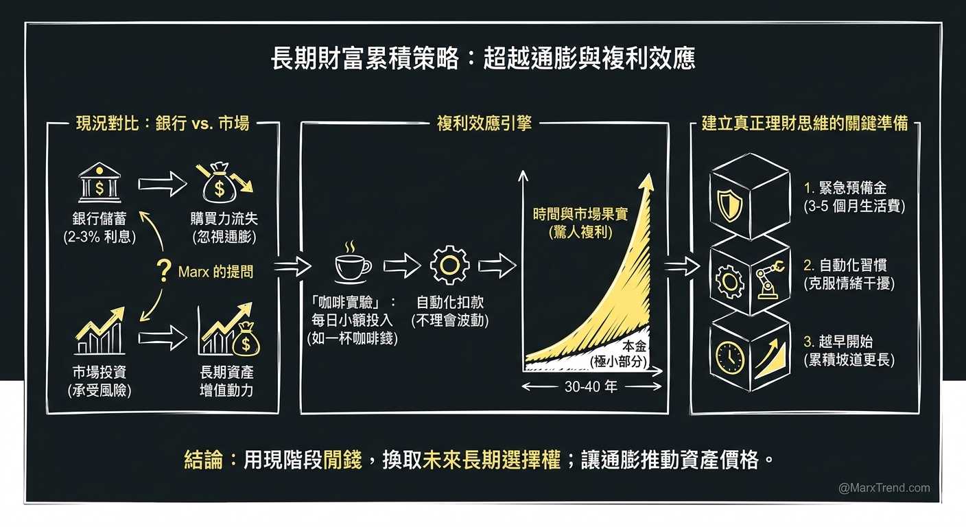 克服通膨與波動的核心武器：時間與紀律