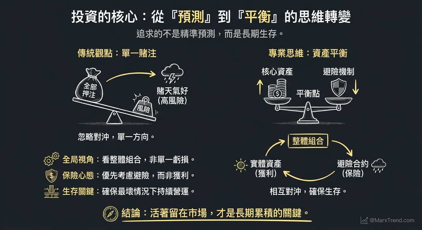 真正的風險管理不是猜對方向