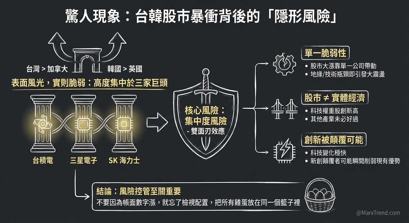 看見暴漲先別高興因為代價是過度集中