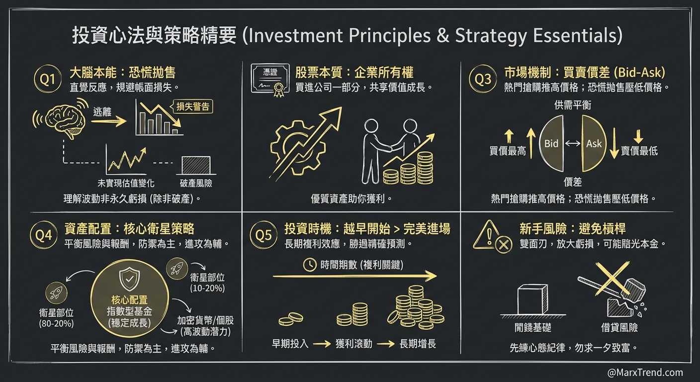遇到市場波動時，我會這樣自我思考