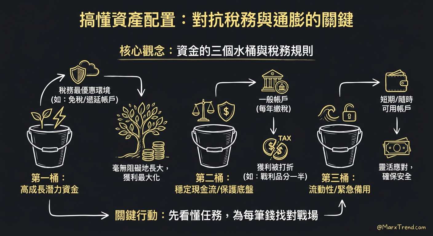 資產配置要先搞清楚資金的任務與戰場