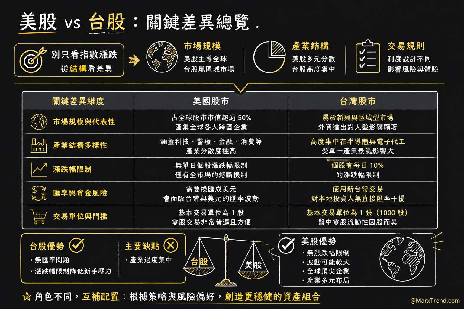 台股與美股的底層邏輯,到底差在哪?